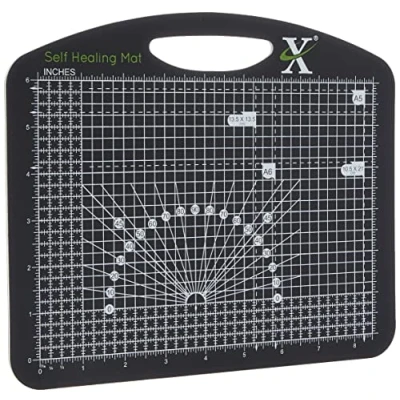 Image of Xcut Craft Art Cutting Mat Self Healing A5, Board Accessories For Craft, Quilting, Sewing, Fabric &amp; Papercraft 14.85 x 21cm, Essential Non Slip Tools