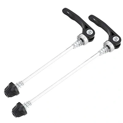 Image of Dilwe 2pcs Bike Skewers, Ultralight Alloy Quick Release Skewer Set Replacement Repair Parts Accessory For Road MTB