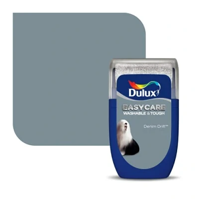 Image of Dulux Easycare Bathroom Tester Paint, Denim Drift, 30 ml