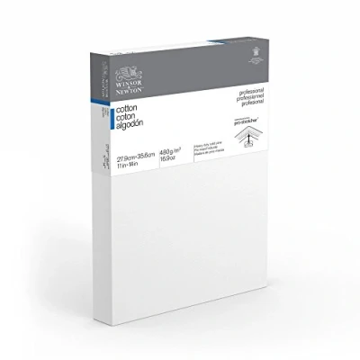 Image of Winsor &amp; Newton Professional Cotton Canvas, 11&quot; x 14&quot; Deep Edge