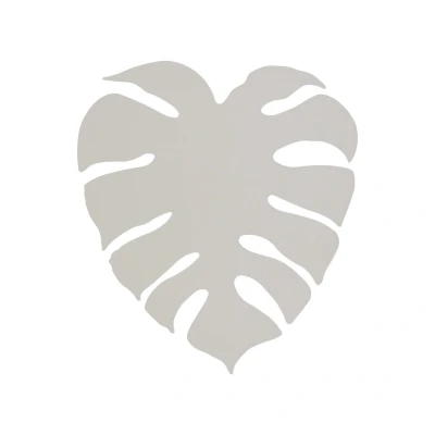 Image of Monstera Flush Wall Lamp Beige 4xG9