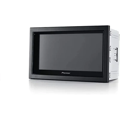 Image of Pioneer DMH A340DAB Mechafree 6.8 Capacitive touchscreen multimedia player, with Smartphone Mirroring. Bluetooth, DAB/ DAB+ Digital Radio, 13 band GEQ, Black
