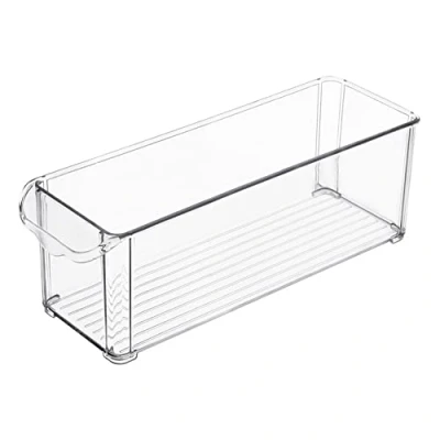 Image of Refrigerator Organizer Bins Stackable Fridge Clear Pantry Storage Bins, Food for Kitchen,