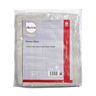 Image of Harris Seriously Good Cotton Rich Staircase Dust Sheet 24&#039; x 3&#039;