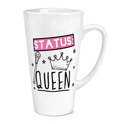 Image of Status Queen 17oz Large Latte Mug Cup