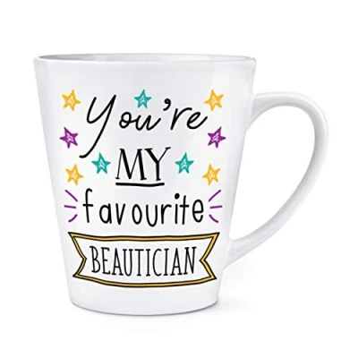 Image of You&#039;re My Favourite Beautician Stars 12oz Latte Mug Cup