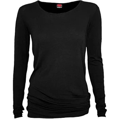 Image of GOTHIC ELEGANCE Baggy Top Black