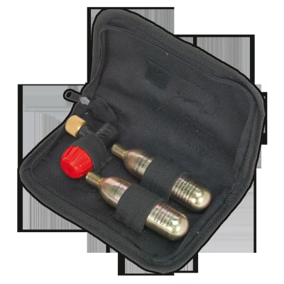Image of Sealey Motorcycle CO2 Emergency Tyre Inflator Kit