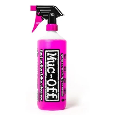 Image of Muc Off Nano Tech Bike Cleaner, 1 Litre Biodegradable Cleaning and Degreaser Spray Fast Action Wash for MTB, Road, Gravel, eBikes, Black