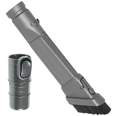 Image of SPARES2GO Slim Combination Crevice and Brush Tool Nozzle for Dyson DC20 DC21 DC22 DC24 Vacuum Cleaners
