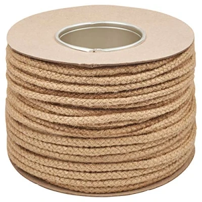 Image of Everlasto Plaited Jute Sash Cord with Strong Polypropylene Core No.3 (5mm) x 50m