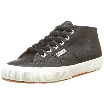 Image of Superga Women&#039;s 2754 Lamew Trainers Black Size: 5