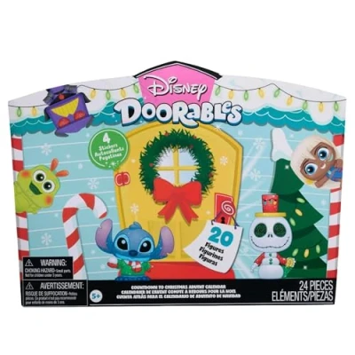 Image of Disney Doorables 2024 Advent Calendar 24 Pieces with Stickers (Disney Doorables)