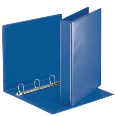 Image of Esselte Essentials Presentation Binder, PVC, 3 cm Ring Diameter, 49715 A4, Blue