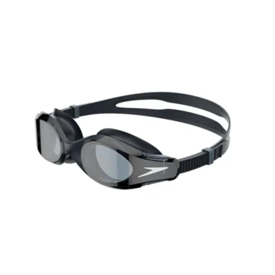 Image of Speedo Unisex Hydrosity 2.0 Swimming Goggles Anti Fog Leak, Black/Oxid Grey/Smoke, One Size