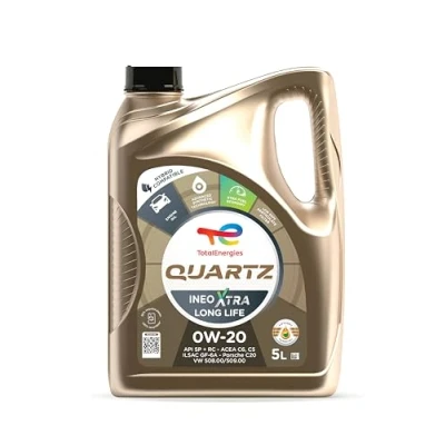 Image of TotalEnergies Quartz Ineo Xtra Long Life 0W20 Engine Oil Fully Synthetic 5L ACEA C6/C5, API SP, ILSAC GF 6A Eco Science Technology