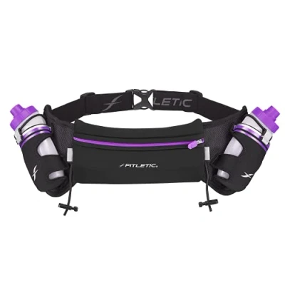 Image of Fitletic Hydra 16oz Black/Purple Zip S/M