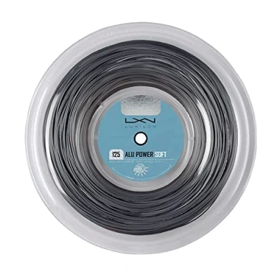 Image of Luxilon Tennis Racket String, Alu Power Soft, 200 m Roll, Silver, 1.25 mm, Unisex, WRZ990102