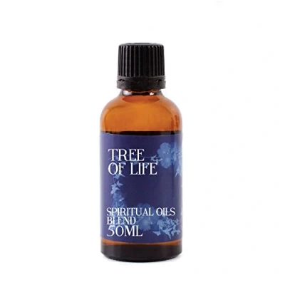 Image of Mystix London Tree of Life Spiritual Pure &amp; Natural Essential Oil Blend 50ml for Diffusers, Aromatherapy Massage Blends Perfect as a Gift Vegan, GMO Free