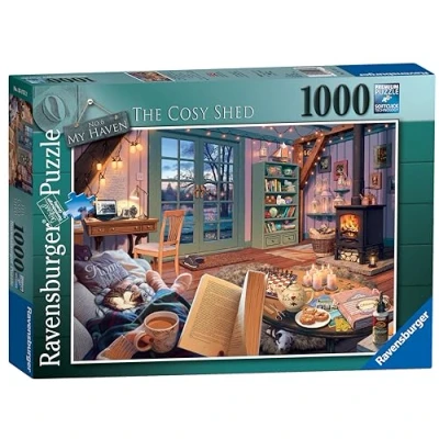Image of Ravensburger My Haven No.6 The Cosy Shed 1000 Piece Jigsaw Puzzle for Adults &amp; Kids Age 12 and Up
