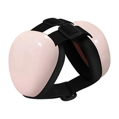Image of derYEP DHP03 Dog Earmuffs for Hearing Protection 29dB NRR Ear Muffs Noise Calm and Sleep (Small, Pink)…