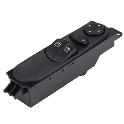 Image of KSTE Power Window Switch ABS, Fit Compatible with Mercedes Benz Vito 2003 2014 W639, ON ON, Black