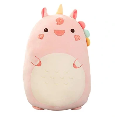 Image of Kekeso Unicorn Plush Hugging Pillow Cute Stuffed Animal Toy Throw (Unicorn, 80cm/31.49in)