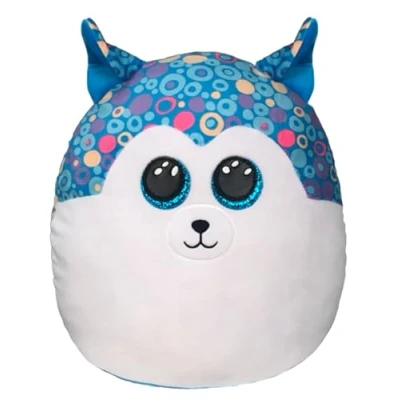Image of TY 2007565 Helena Squishaboo 10&quot; Husky kuscheliges Kissen, Multicolor, 20 cm