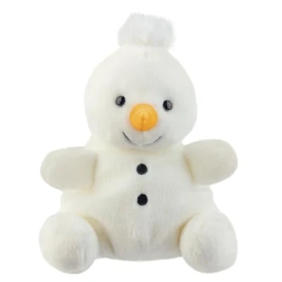 Image of Aurora, 61581, Palm Pals Snowman 8In Medium, Soft Toy, White