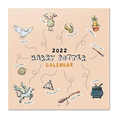 Image of Grupo Erik: Official Harry Potter 12&#039; x Square Wall Calendar 2022, Family Gifts