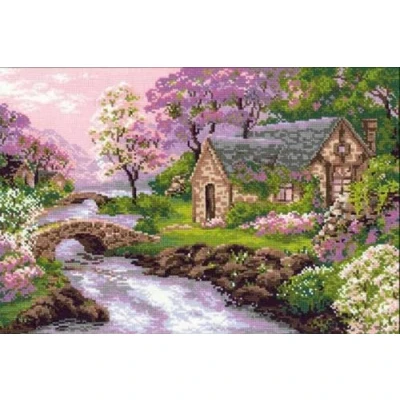 Image of Riolis Cross Stitch Kit 1098 Spring View