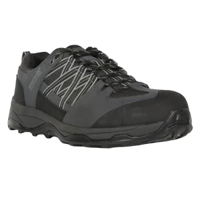 Image of Regatta Professional Men&#039;s Claystone Low Safety Boots Trainer, Black Briar, 9 UK