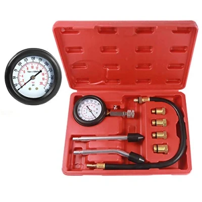 Image of BETOOLL HW0130 8pcs Petrol Engine Cylinder Compression Tester Kit Automotive Tool Gauge