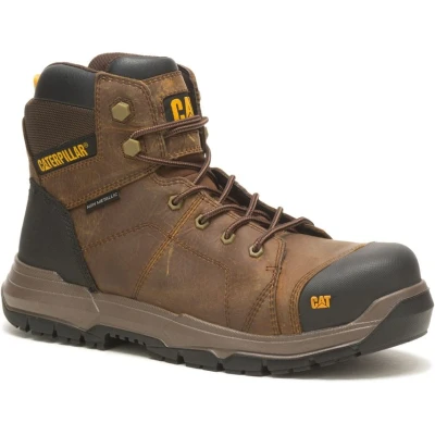 Image of Caterpillar Safety Crossrail 2.0 WATERPROOF Boots Mens Tan material_leather1 Size UK 8