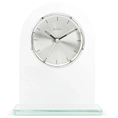 Image of Acctim Ledburn Pendulum Mantel Clock Quartz Glass Luminous Hands Energy Efficient Movement 37087