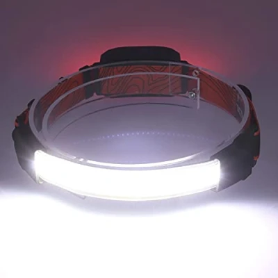 Image of PAER LED Headlamp Flashlight, 360 Lumens USB Rechargeable Head Lamp, Lightweight Wide Beam Headlight for Camping/Running/Hiking/Fishing/Cycling, with 3 Light Modes, Hard Hat