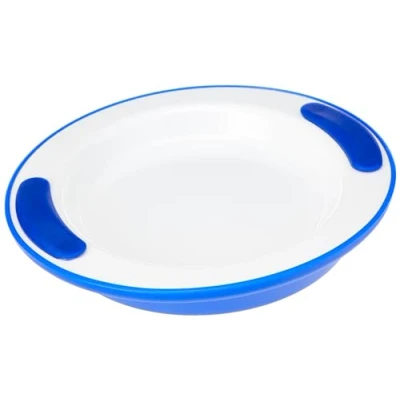 Image of NRS Healthcare Blue/ White Soft Grip Keep Warm Thermo Plate