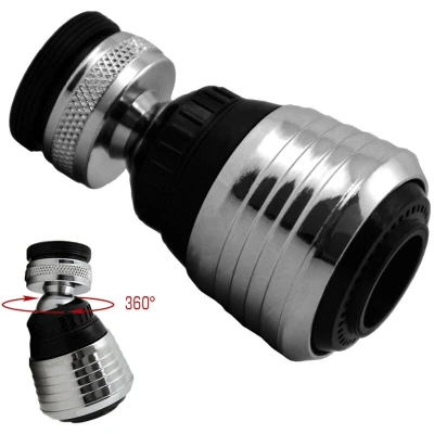 Image of Swivel Aerator for Faucets 2 Mode Stream Water Saving Tap Thread M22 / M24 Different Sizes