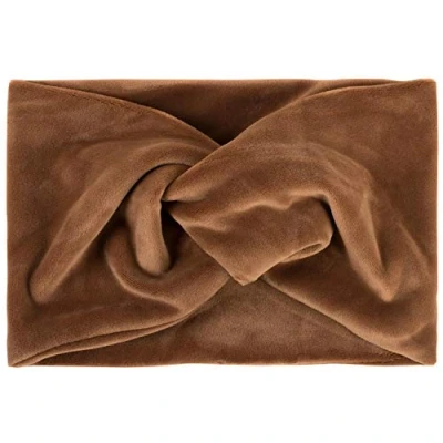 Image of styleBREAKER women velvet look headband with twist knot, hairband 04026040, Colour:Old Rose