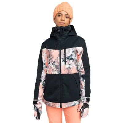 Image of Roxy Presence Parka Jacket Snowboard jacket, Women&#039;s, Size: XL, Peach pink dreamy picture