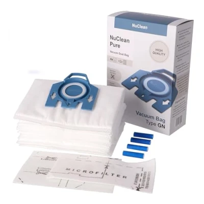 Image of NuClean Compatible With Miele 9917730 GN C3 Vacuum hoover Bag (4 Bags, 2 Filters &amp; Scented Freshners)