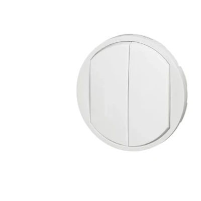 Image of LEGRAND Enjoliveur double VV/poussoir/VV + poussoir blanc CELIANE 068002 LEG 068002, M