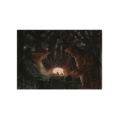 Image of Wee Blue Coo Ciurlionis Fairy Tale Of Kings Wall Art Print
