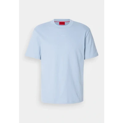 Image of HUGO Dapolino Basic Tshirt, Men&#039;s, Size: Medium, Open blue