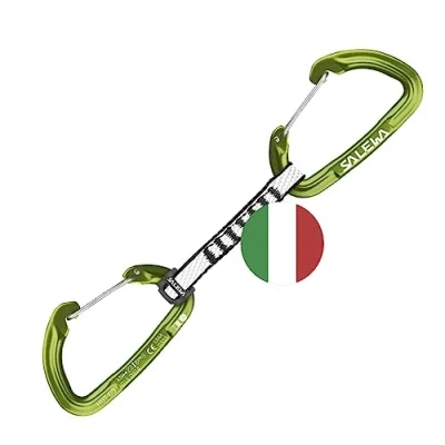 Image of SALEWA Expr Set Dyn Hot G3 Wire/Wire, Fluo Green, UNISEX