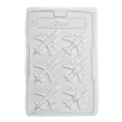 Image of Airplane (Double) Chocolate Mould 6 Cavity x 5