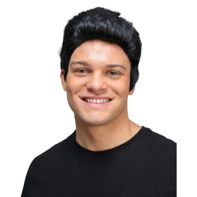 Image of Wicked Costumes Adult Mens 50s Rocker Fancy Dress Wig