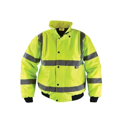 Image of Scan SCAHVBJM Hi Vis Yellow Bomber Jacket M (41in)