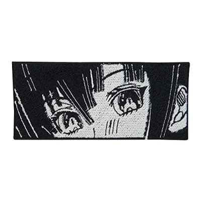 Image of Dreamy Anime Girl Iron on Patch Cartoon Embroidery Patch, Manga ironable Patches, Comic Badges Finally Home