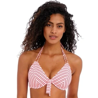 Image of Freya New Shores Halter Bikini Top Chilli Red 34D